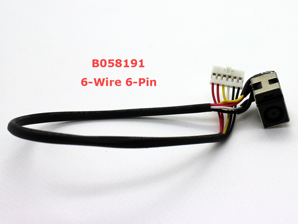 (image for) Compaq Presario CQ71 HP Pavilion DV7-2000 DV7-3000 G71 536857-001 531864-001 AC DC Power Jack Socket Connector Charging Port DC IN Cable Wire Harness